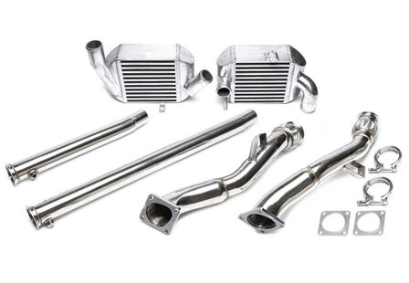 Upgrade Kitt + Downpipe Geschikt Voor Audi A4 S4 A6 2.7T Ta Technix 31AU003