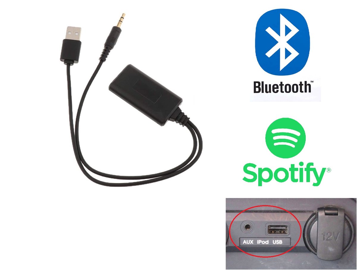 gewelddadig markeerstift gesprek Bmw 5 Serie E60 E61 Usb Aux Bluetooth Adapter Module Muziek Streamen -  uwautoonderdeel
