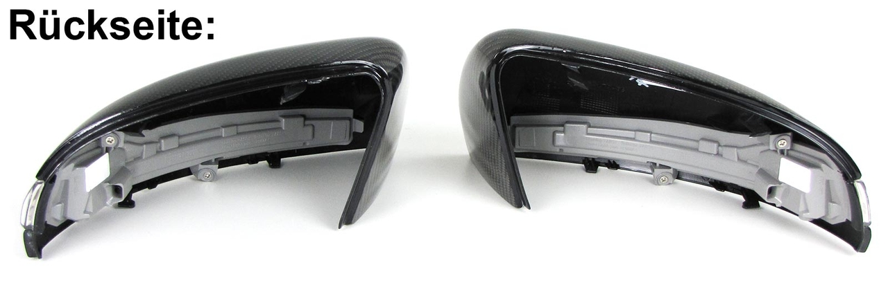 KSTE Carbon Spiegel Abdeckung, 1 Paar Carbon-Faser-Spiegel-Abdeckung for  Benz C/E/GLC/S-Klasse W205 W213 W222 X253 : : Auto & Motorrad