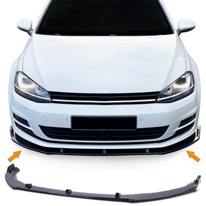 Voorspoiler Spoiler Splitter Hoogglans Zwart Geschikt Voor Volkswagen Golf 7 Standaard 