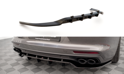 Maxton Design Porsche Panamera E-Hybrid 971 Rear Centre Diffuser Vertical Bar Versie 1