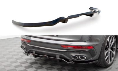 Maxton Design Audi SQ5 Sportback MK2 Facelift Rear Centre Diffuser Vertical Bar Versie 1