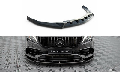 Maxton Design Mercedes A Klasse W176 AMG Line Facelift Voorspoiler Spoiler Splitter Versie 2