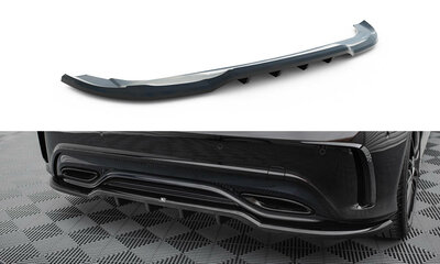 Maxton Design Mercedes A Klasse W176 AMG Line Facelift Rear Centre Diffuser Vertical Bar Versie 1