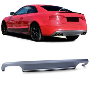 Achterbumper Diffuser Uitlaat Uitsparing L en R S5 RS5 Look Geschikt Voor Audi A5 8T 