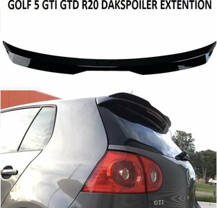  Achterklep Spoiler Extension Carbon Look Geschikt Voor Volkswagen Golf 5 GTI