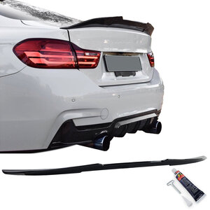 Passend Voor Bmw 4 Serie F32 Coupe Achterklep Ducktale Spoiler Glans Zwart