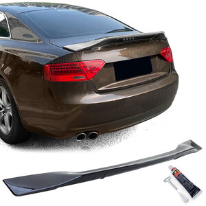 Achterklep Ducktale Spoiler Glans Zwart Geschikt Voor Audi A5 8T Coupe 8F Cabriolet 