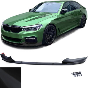 Passend Voor Bmw 5 Serie G30 G31 M Pack Evo Spoiler Voorspoiler Splitter Lip Mat Zwart 