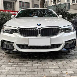 Passend Voor Bmw 5 Serie G30 G31 Sedan Touring M Pakket Glans Zwart Bumper Hoeken Performance Look