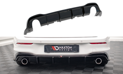 Maxton Design Volkswagen Golf 8 GTI Rear Centre Diffuser Vertical Bar Versie 1