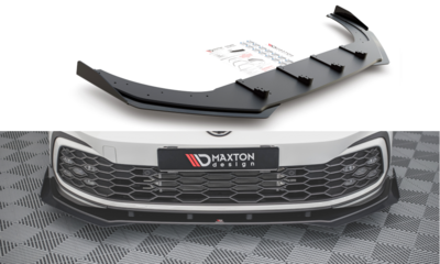 Maxton Design Voorspoiler Spoiler Splitter Pro Street + Flaps Geschikt Voor Volkswagen Golf 8 GTI 