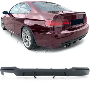 Passend Voor Bmw 3 serie E92 E93 M Pakket Achterbumper Diffuser Mat Zwart