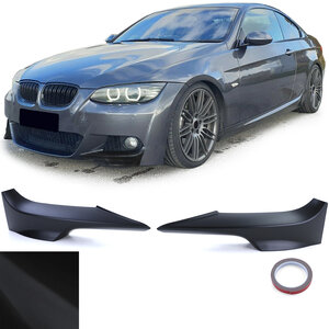 Passend Voor Bmw 3 Serie E92 E93 M Pakket Bumper Splitters Hoeken Mat Zwart