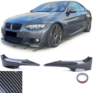 Passend Voor Bmw 3 Serie E92 E93 M Pakket Bumper Splitters Hoeken Carbon Look