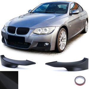 Passend Voor Bmw 3 Serie E92 E93 LCI M Pakket Bumper Splitters Hoeken Mat Zwart