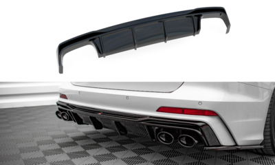 Maxton Design Audi A6 S Line C8 Avant Central Rear Valance Spoiler Versie 1