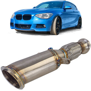 Passend Voor Bmw 1 Serie F20 F21 N20 125i Racing Downpipe RVS