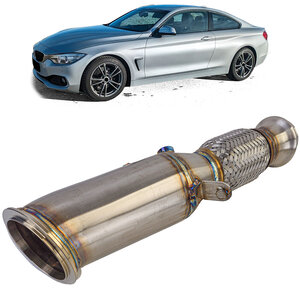 Passend Voor Bmw 4 Serie F32 F33 F36 420i 428i Racing Downpipe RVS