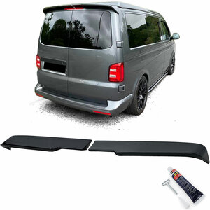 Sport Spoiler Dubbele Deuren Dakspoiler Glans Zwart Geschikt Voor Volkswagen Transporter T6 T6.1 