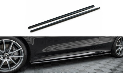 Maxton Design Mercedes S Klasse Coupe AMG Line C217 Facelift Sideskirt Diffusers Versie 1