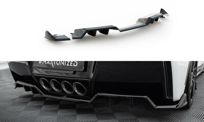 Maxton Design Chevrolet Corvette C7 Rear Centre Diffuser Vertical Bar Versie 1