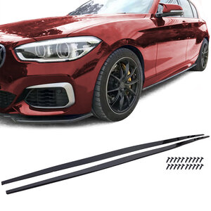 Passend Voor Bmw 1 Serie F20 F21 LCI M Pack Side Skirts Hoogglans Zwart Sideskirts