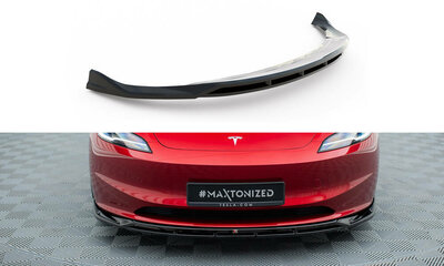 Maxton Design Tesla Model 3 Facelift Splitter Voorspoiler Spoiler Versie 1