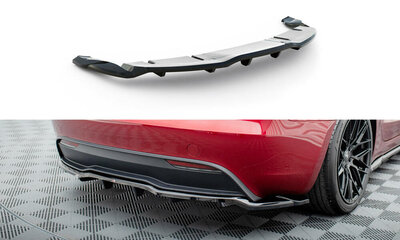 Maxton Design Tesla Model 3 Facelift Rear Centre Diffuser Vertical Bar Versie