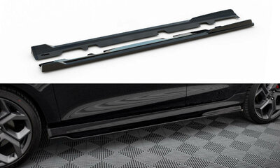 Maxton Design Ford Fiesta MK8 ST / ST Line Side skirts Diffusers Versie 3