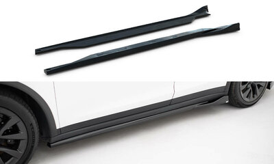 Maxton Design Tesla Model X Facelift Sideskirt Diffusers Versie 2