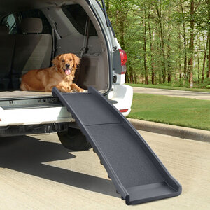 Loopplank Hond Auto Inklapbaar Met Antislip 155 x 40 Tot 90KG