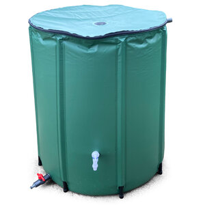 Regenton Regenwater Watertank Opvangbak 250 Liter Opvouwbaar Met Kraan 88 x 60CM