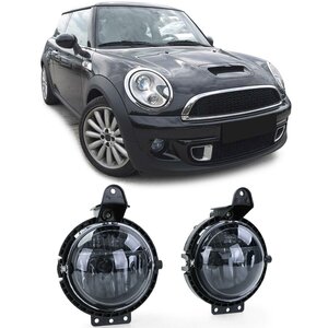 Mini R55 R56 R57 R58 R59 2006 t/m 2013 Smoke Glas Mistlampen Grill Bumper