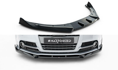 Maxton Design Audi TTS / TT S Line 8J Splitter Voorspoiler Spoiler Versie 3