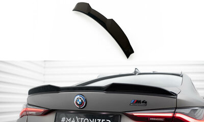 Maxton Design Bmw M4 Coupe G82 / 4 Serie Coupe G22 M Pack 3D Achterklep Spoiler Extention