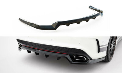 Maxton Design Mercedes CLA AMG Line C117 Rear Centre Diffuser Vertical Bar Versie 1