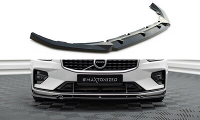 Maxton Design Volvo S60 / V60 R Design MK3 Voorspoiler Spoiler Splitter Versie 1