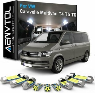 Led Lamp Interieur Set Geschikt Voor Geschikt Voor Volkswagen Transporter T5 T6 