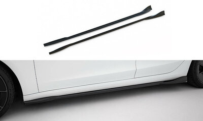 Maxton Design Tesla Model 3 Performance Facelift Side skirts Diffusers Versie 1