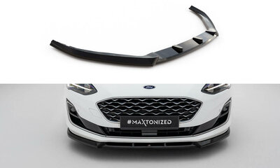 Maxton Design Ford Focus Vignale MK4 Splitter Voorspoiler Spoiler Versie 2