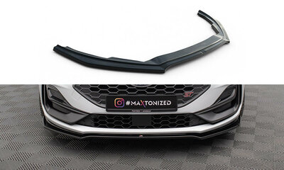 Maxton Design Ford Focus ST / ST Line MK4 Facelift Splitter Voorspoiler Spoiler Versie 1