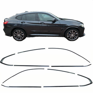 Passend Voor Bmw X4 G02 Shadow Line Raam Sierlijsten Hoogglans Zwart