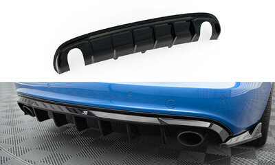 Maxton Design Audi A4 S Line Sedan / Avant B8 Central Rear Valance Spoiler Uitlaat Links + Rechts