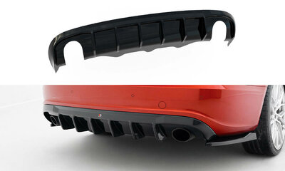 Maxton Design Audi A5 S Line Sportback Central Rear Valance Spoiler Uitlaat Links + Rechts