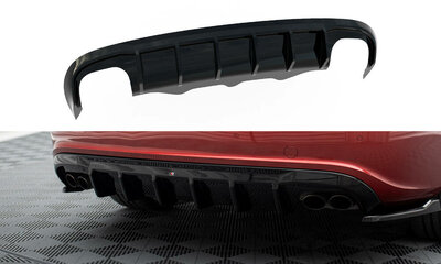 Maxton Design Audi S5 8T Sportback Central Rear Valance Spoiler Uitlaat Links + Rechts