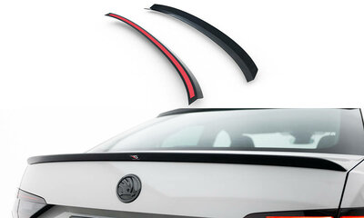 Maxton Design Skoda Superb MK3 Achter Spoiler Extention Versie 1