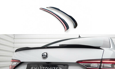 Maxton Design Skoda Superb MK3 Achter Spoiler Extention Versie 2