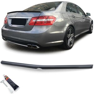 Spoiler Achterklep AMG Look Glans Zwart Geschikt Voor Mercedes E Klasse W212 Sedan