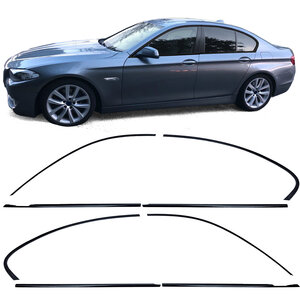 Passend Voor Bmw 5 Serie F10 Shadow Line Raam Sierlijsten Hoogglans Zwart